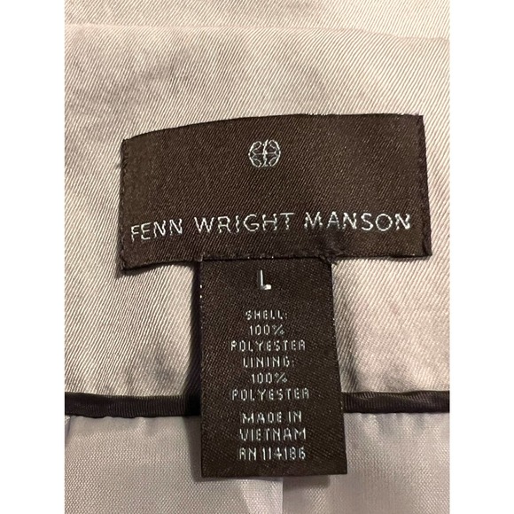 Fenn Wright Manson Jacket Beige Size L 25" Long x 21" Pit to Pit - Picture 3 of 4